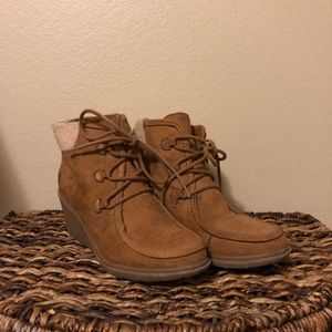 Mad Love Winter Wedge Booties
